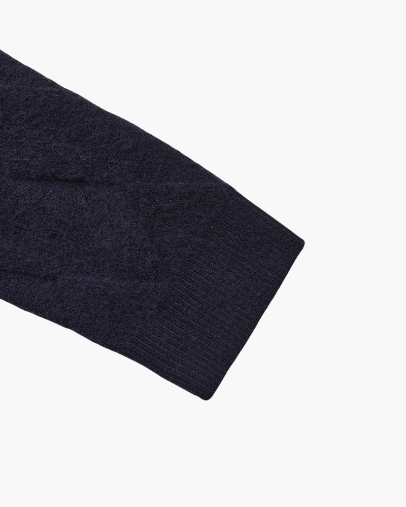 Orren Ottawa™ | Heritage Diamond Knit Zip Cardigan