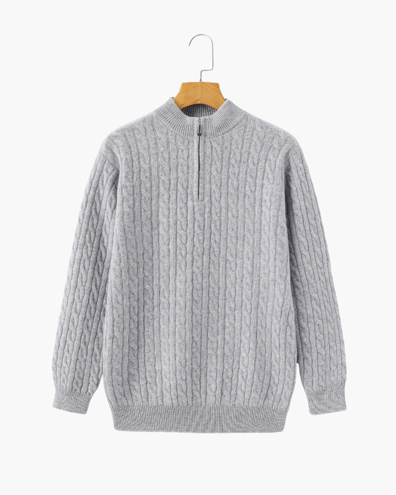 Orren Ottawa™ | Cashmere Woven Half Zip