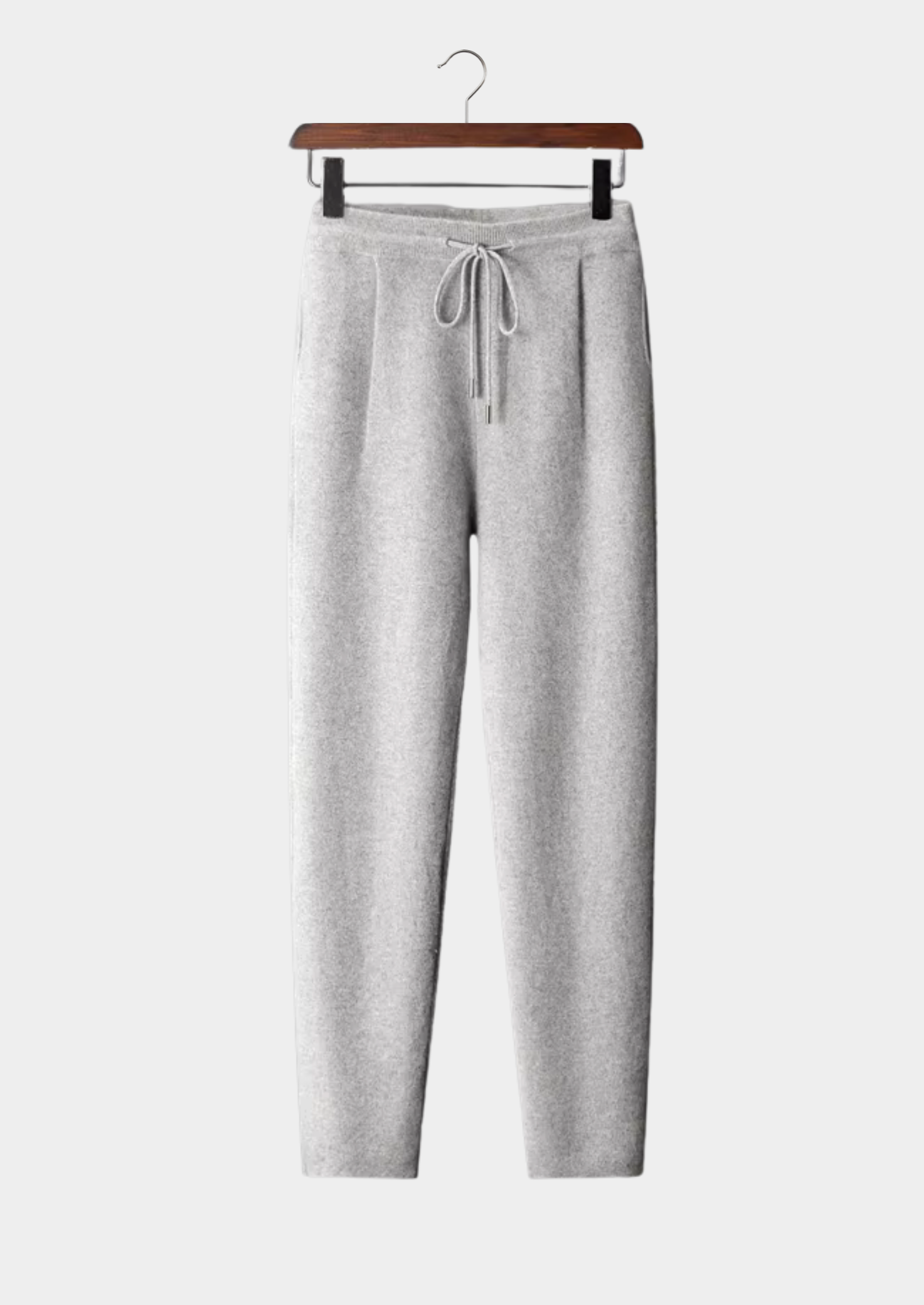 PREMIUM CASHMERE PLEATED TROUSERS