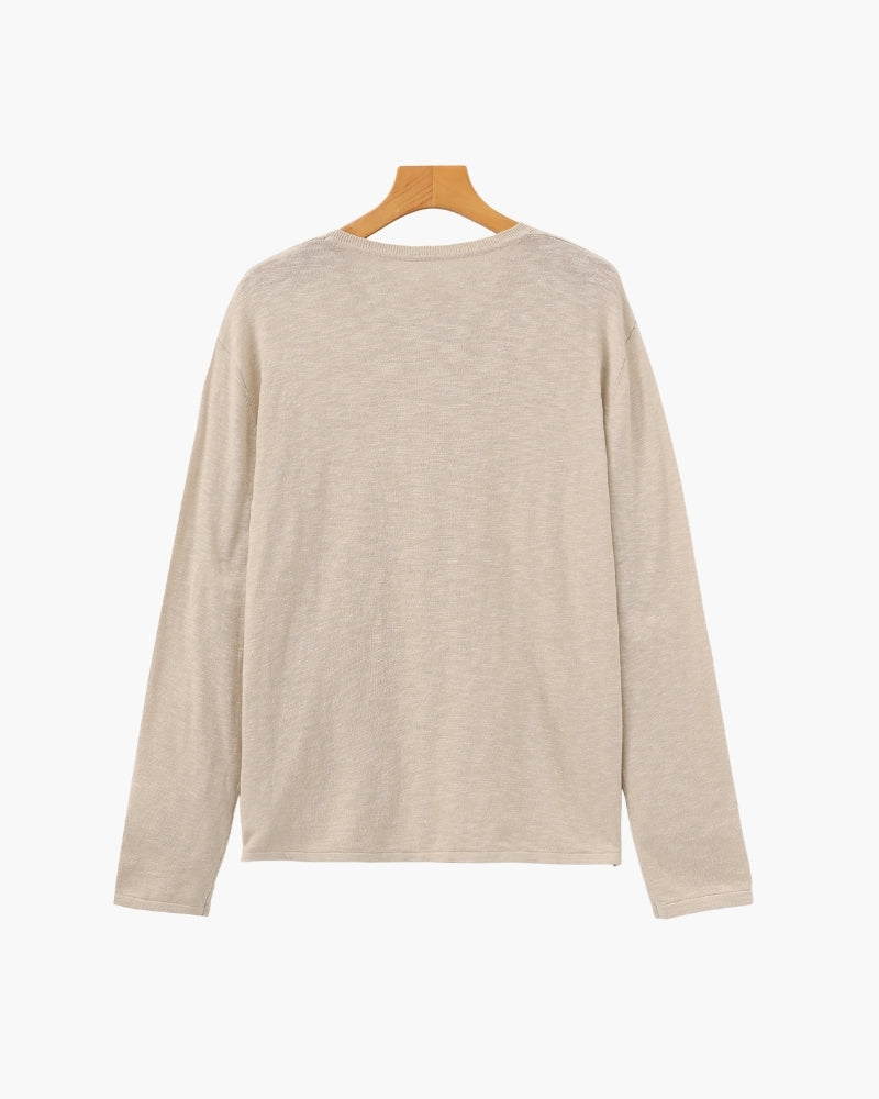 Orren Ottawa™ | Linen Cotton Essential Crewneck