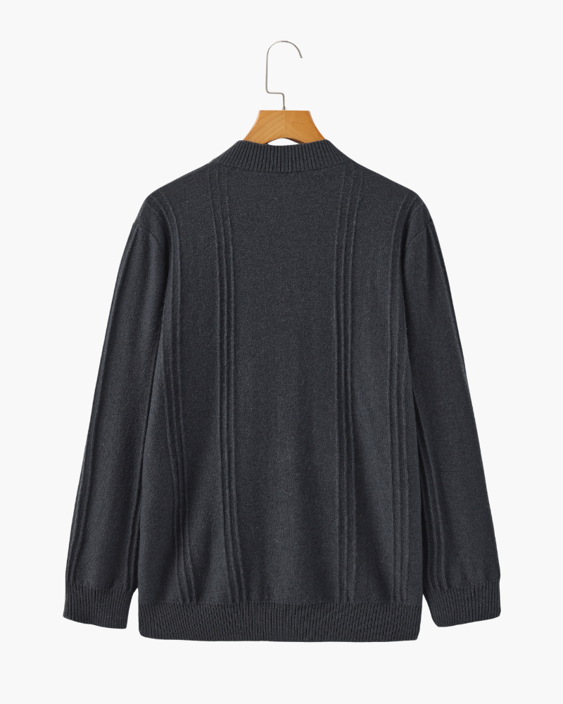 Orren Ottawa™ | Cashmere Ribbed Half Zip
