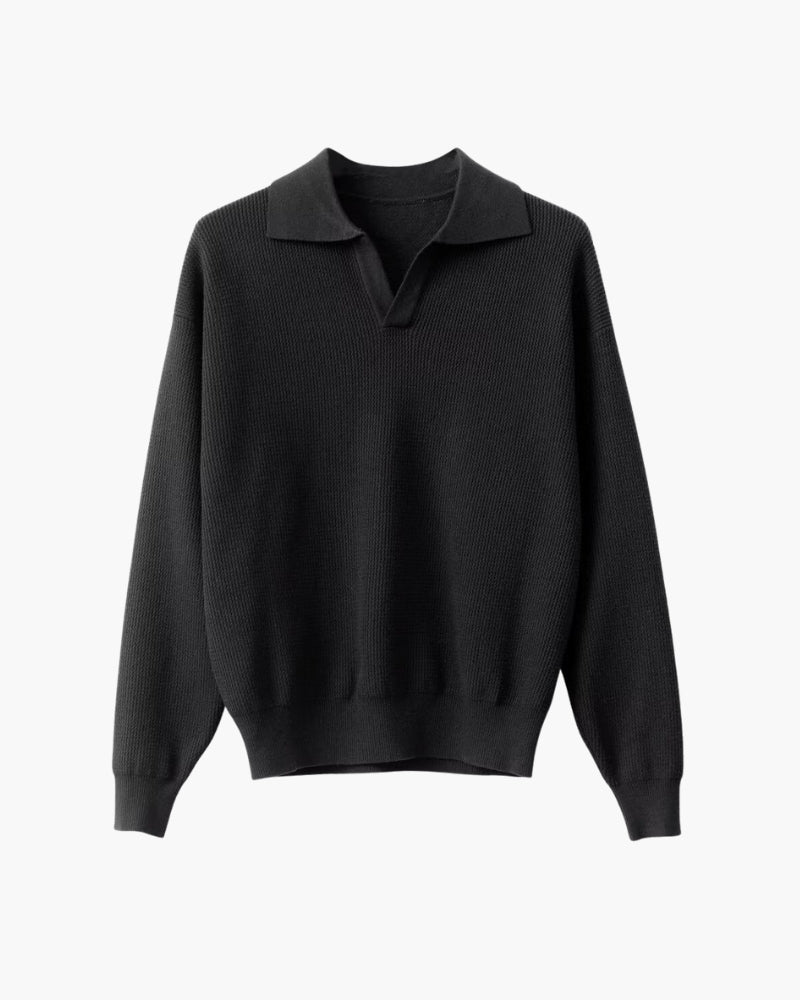 Orren Ottawa™ | Textured Knit Polo Sweater