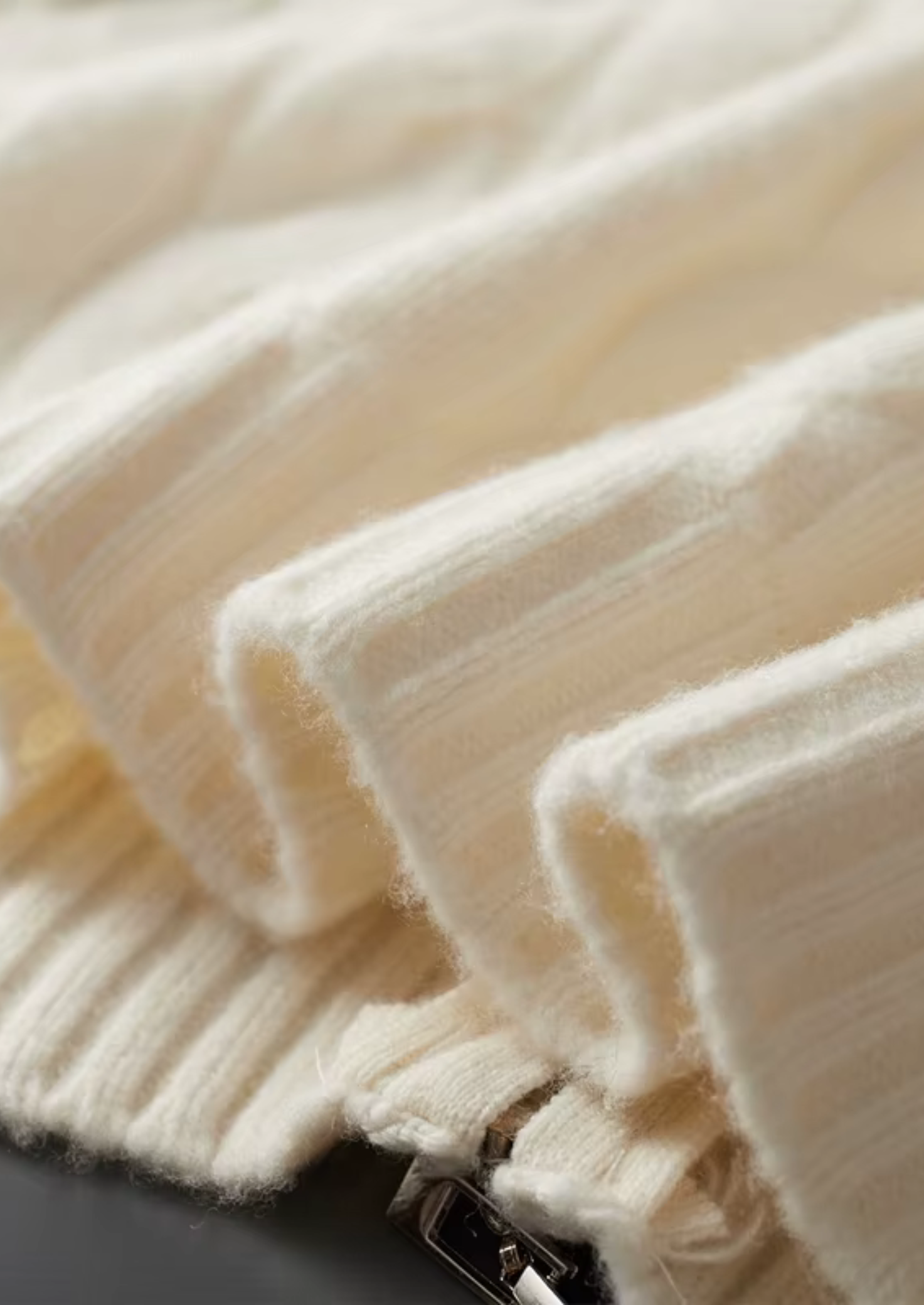 PURE EXTRA-FINE MERINO WOOL DUAL-ZIP CABLE CARDIGAN