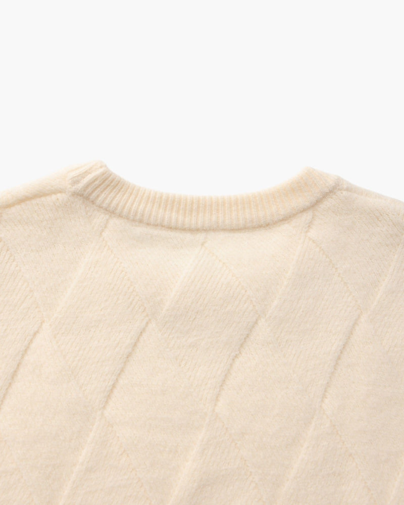 Orren Ottawa™ | Diamond Knit Crewneck Sweater