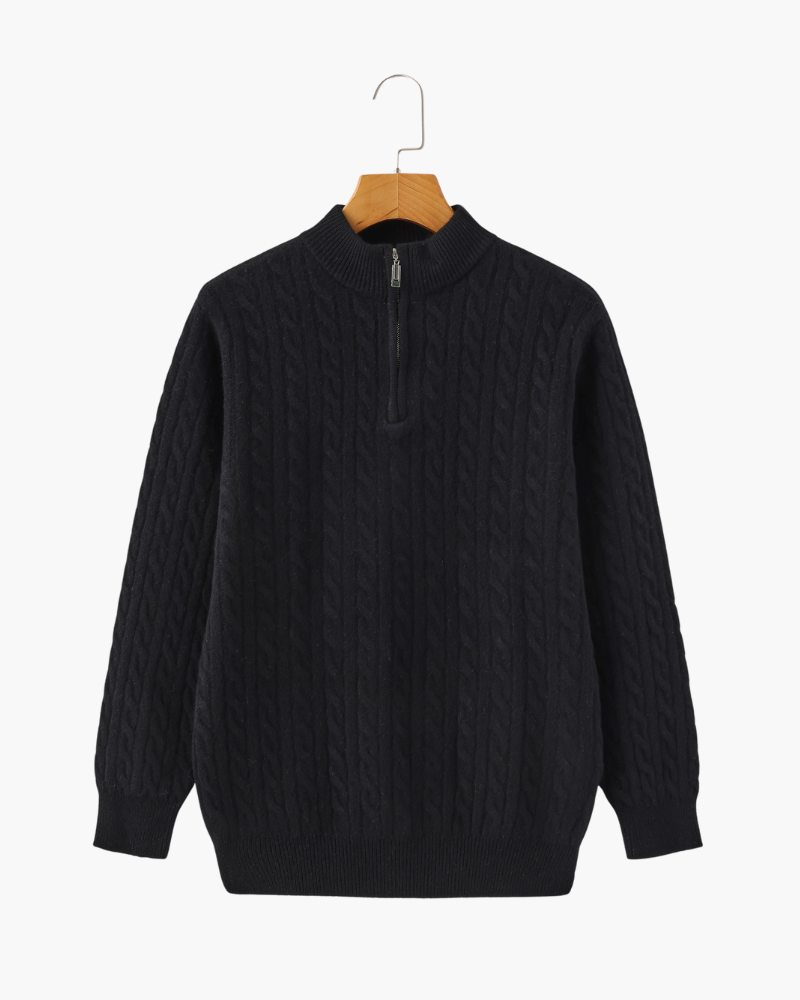 Orren Ottawa™ | Cashmere Woven Half Zip