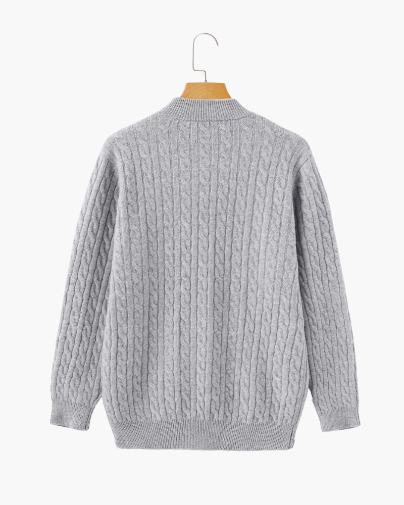 Orren Ottawa™ | Cashmere Woven Half Zip