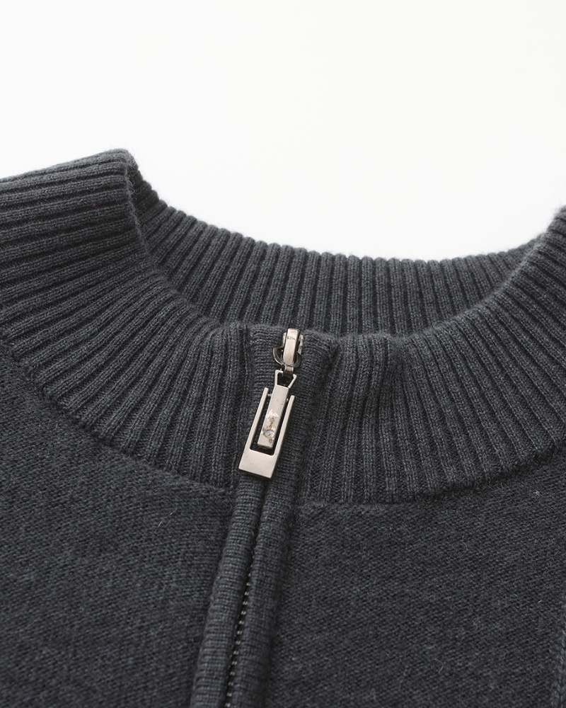 Orren Ottawa™ | Cashmere Ribbed Half Zip