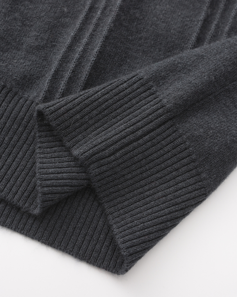 Orren Ottawa™ | Cashmere Ribbed Half Zip