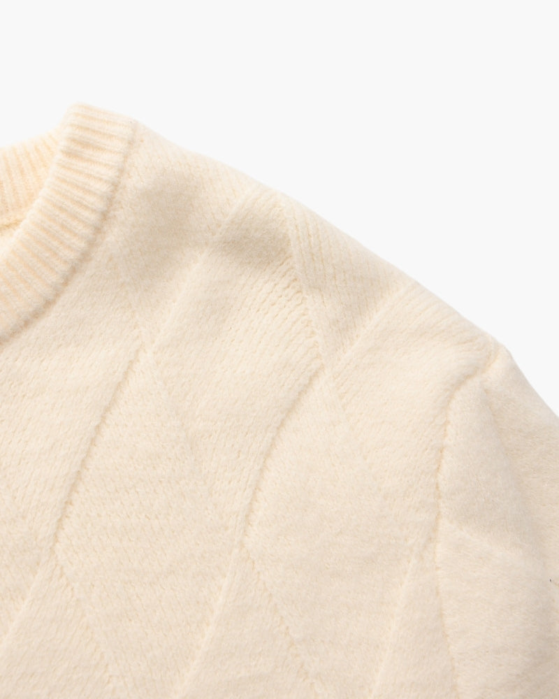 Orren Ottawa™ | Diamond Knit Crewneck Sweater