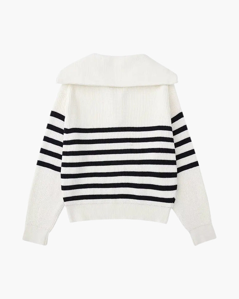 Orren Ottawa™ | Striped Zip Up Sweater