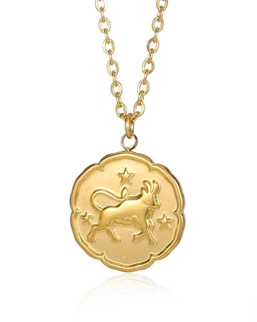 Orren Ottawa™ | Zodiac Sign Necklace - Gold