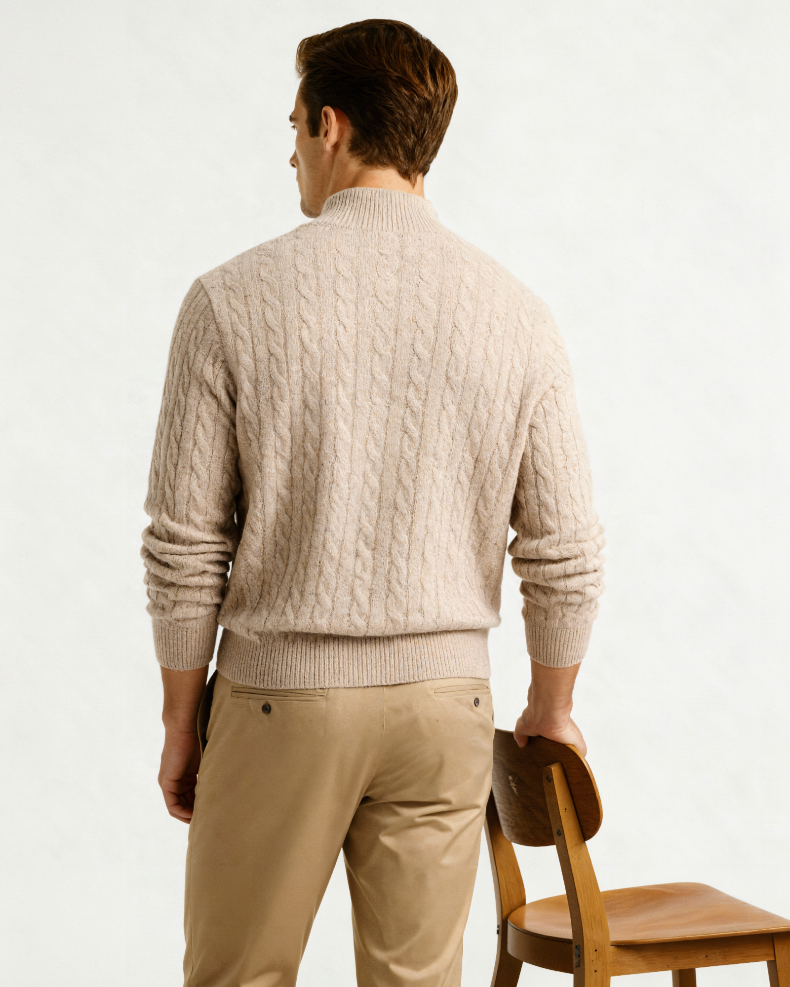 Orren Ottawa™ | Cashmere Woven Half Zip