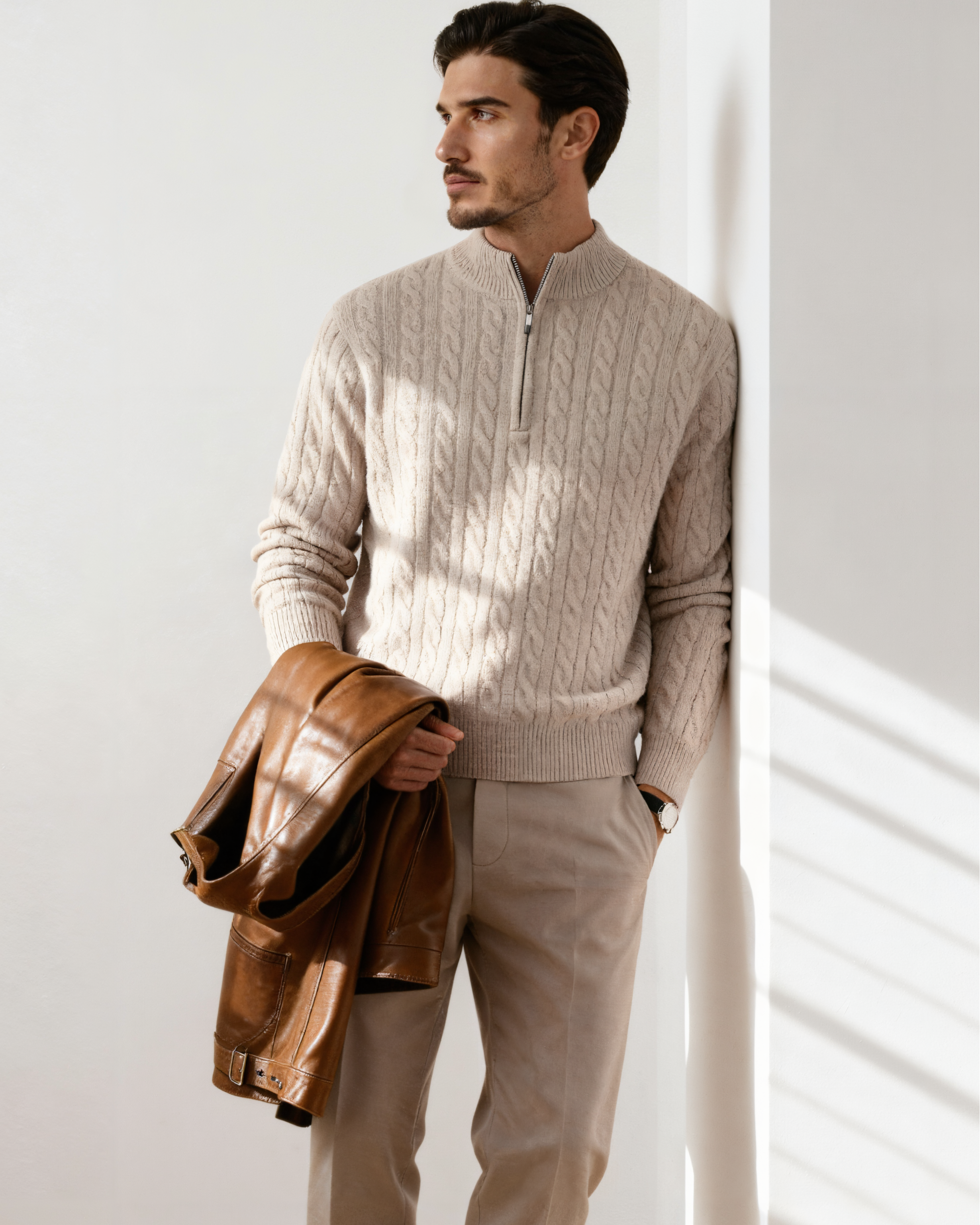Orren Ottawa™ | Cashmere Woven Half Zip