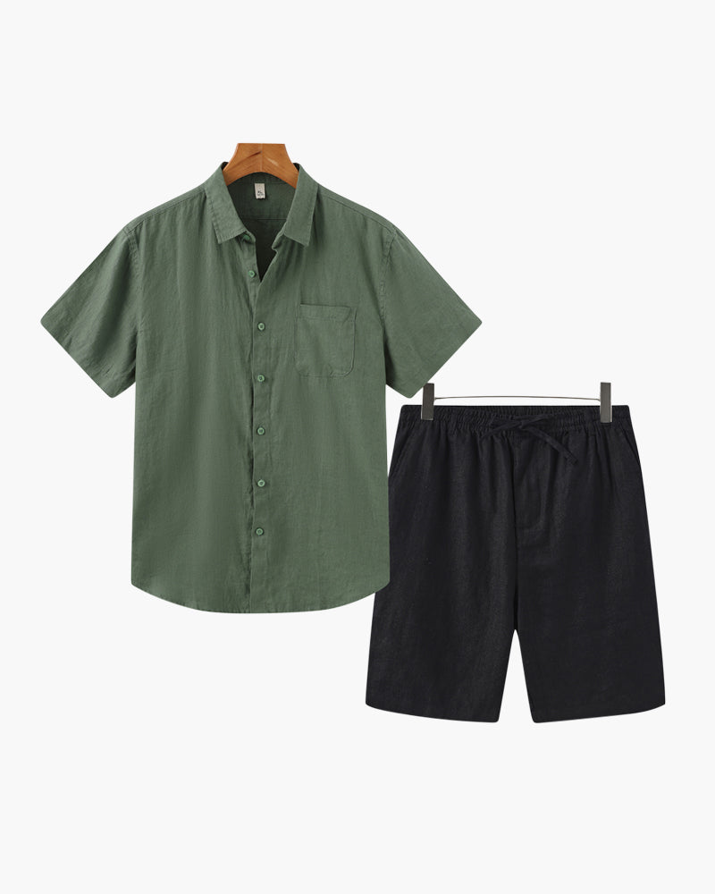 Orren Ottawa™ | Old Money Linen Combo (Shorts)