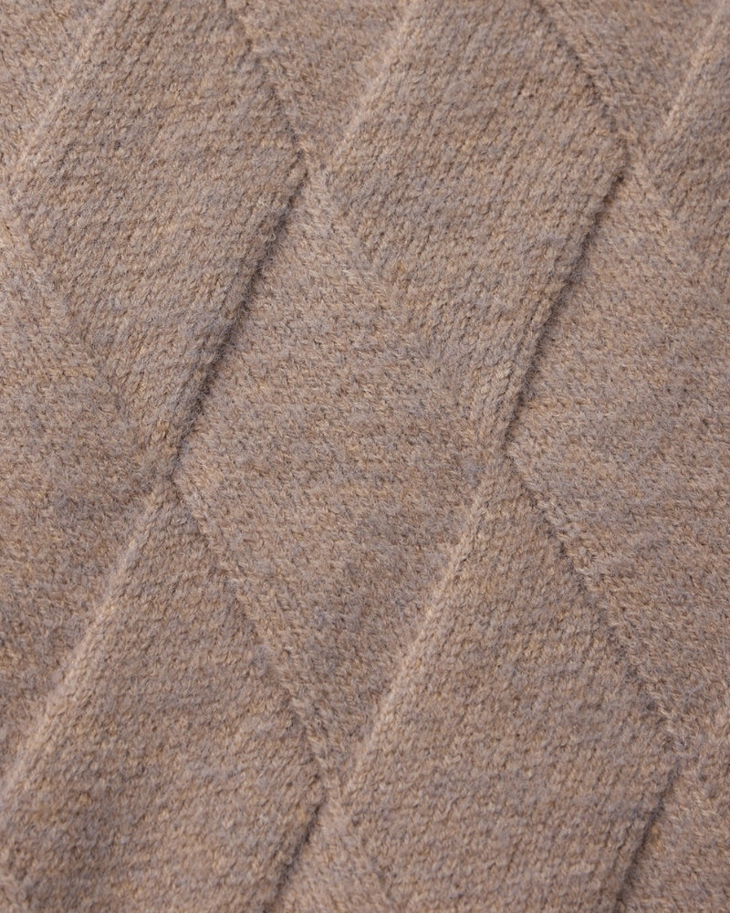 Orren Ottawa™ | Heritage Diamond Knit Zip Cardigan