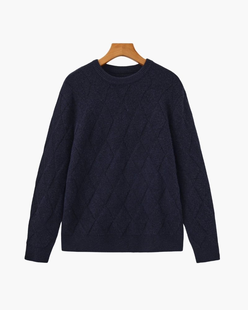 Orren Ottawa™ | Diamond Knit Crewneck Sweater
