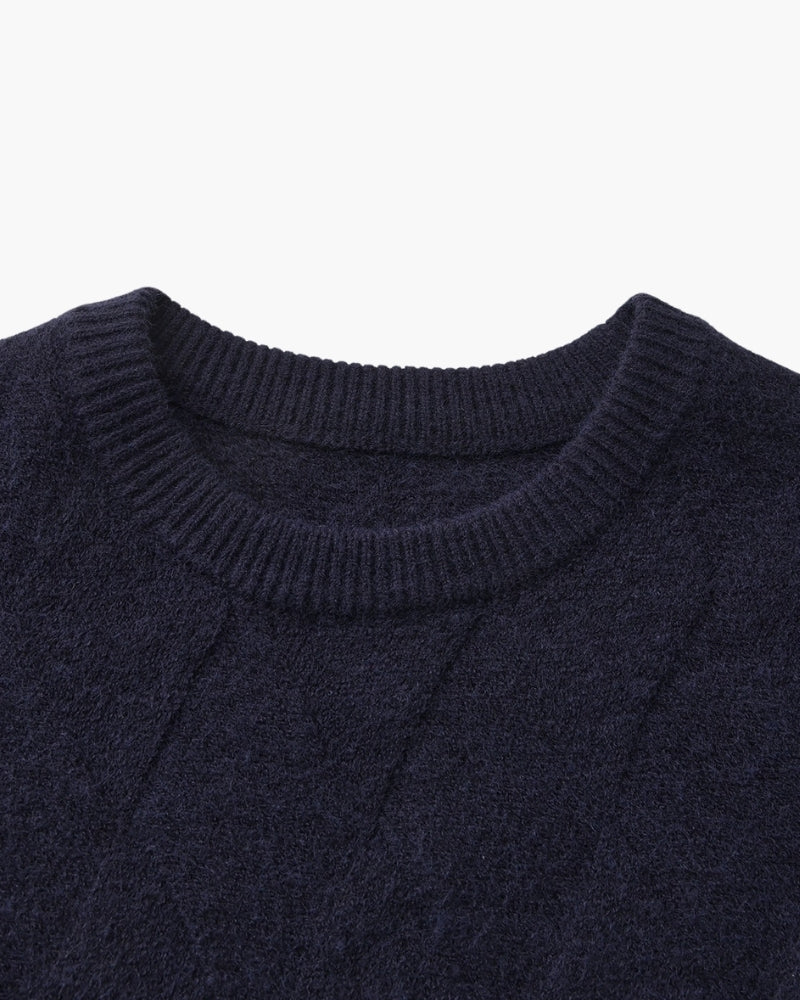 Orren Ottawa™ | Diamond Knit Crewneck Sweater