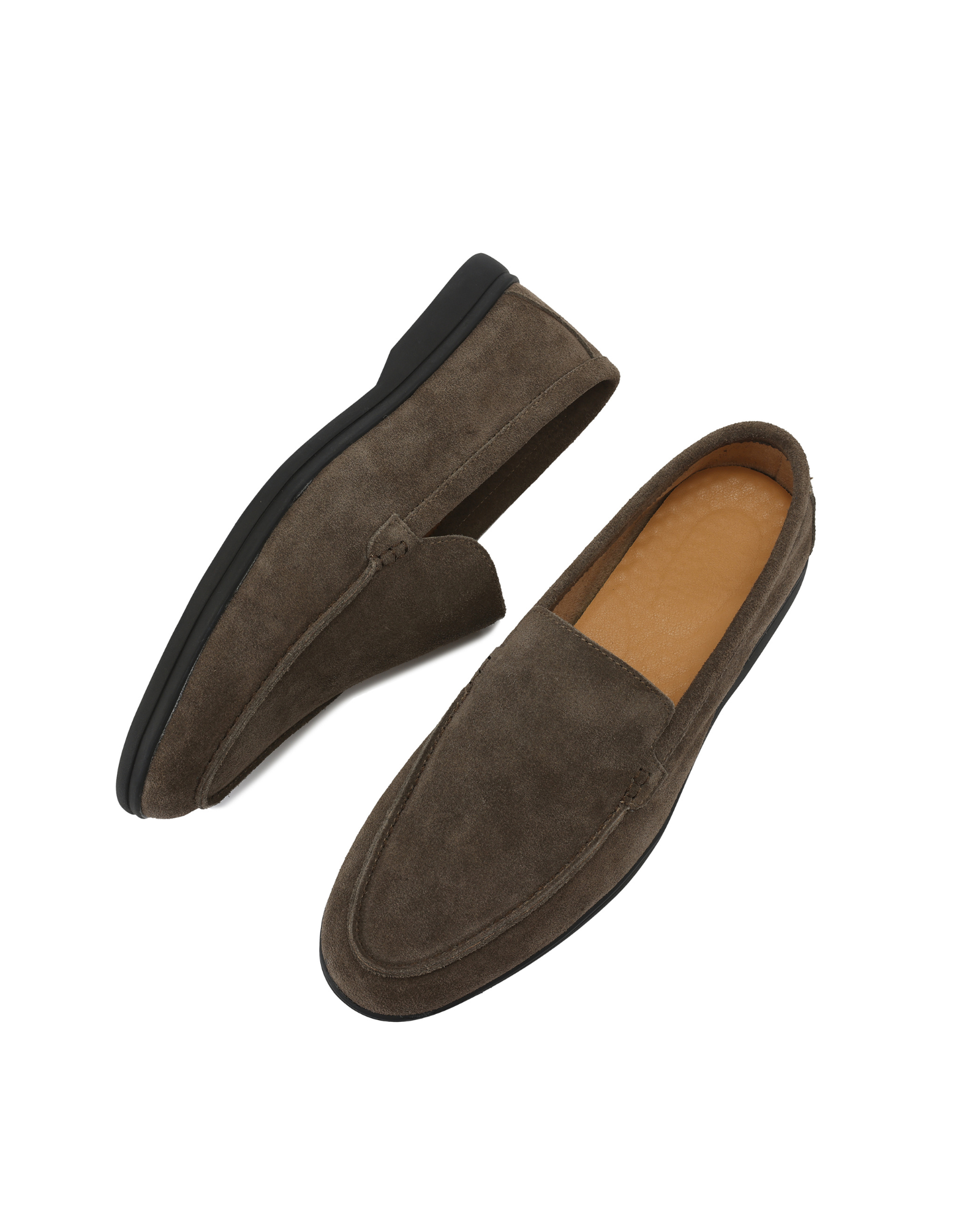 Orren Ottawa™ | Premium Suede Loafers - Black Soles