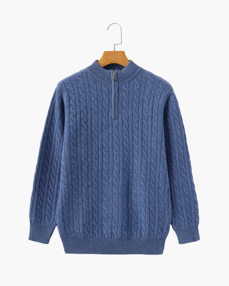 Orren Ottawa™ |  Cashmere Woven Half Zip