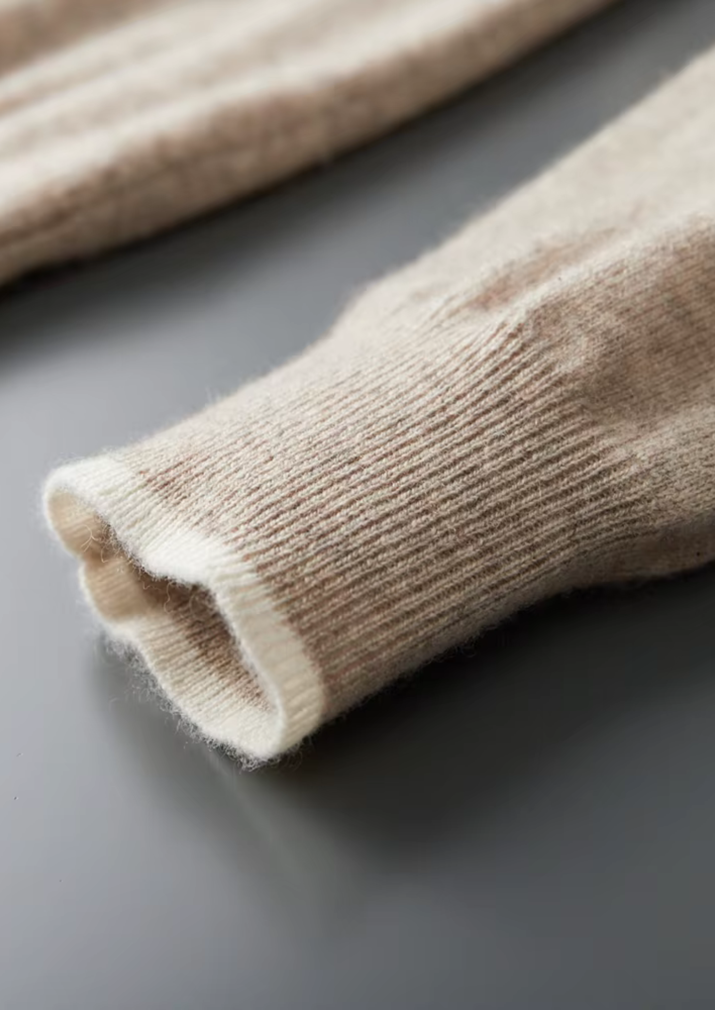 PREMIUM CASHMERE TWO TONE BUTTON POLO