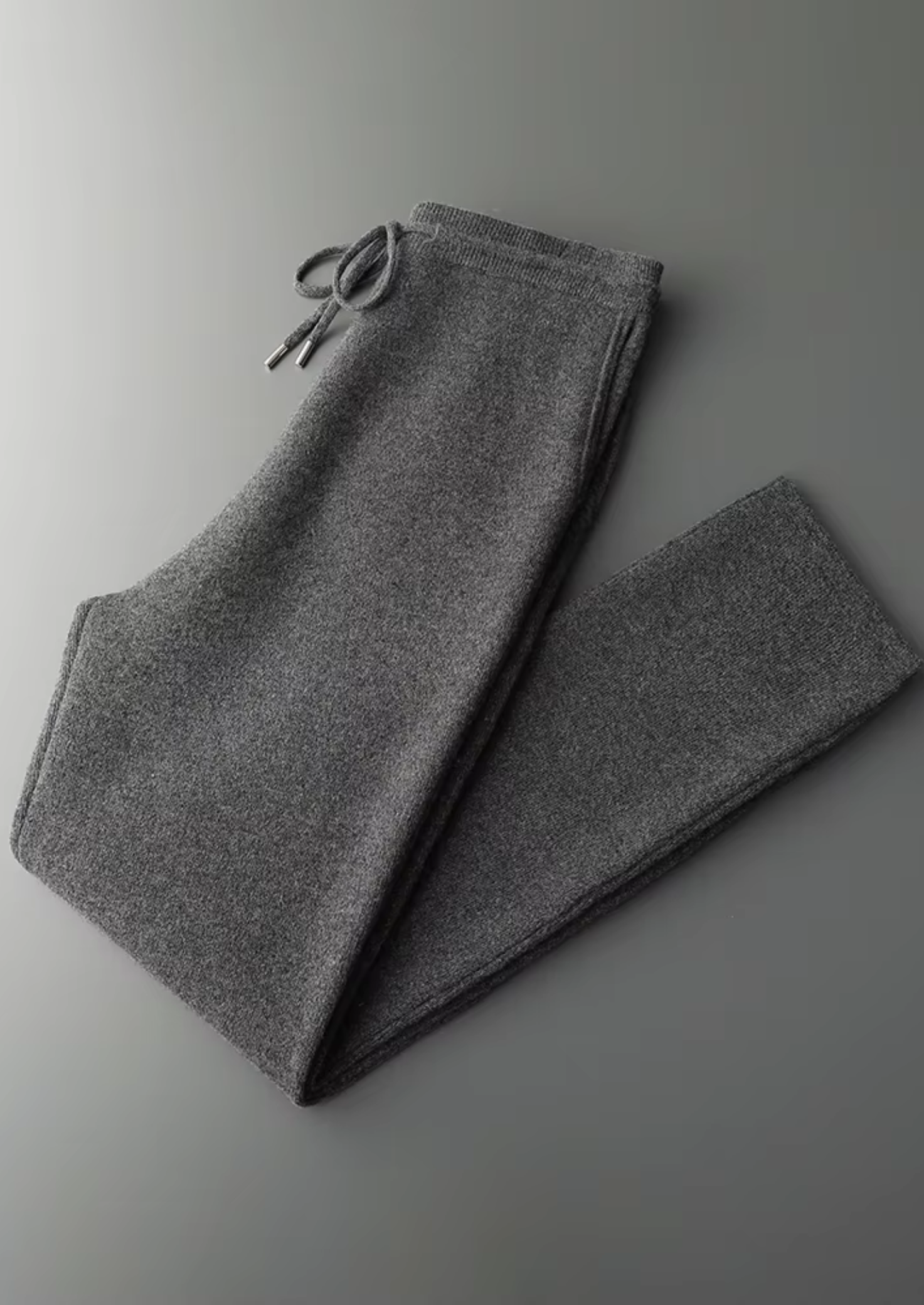 PURE EXTRA-FINE MERINO WOOL LEISURE TROUSERS