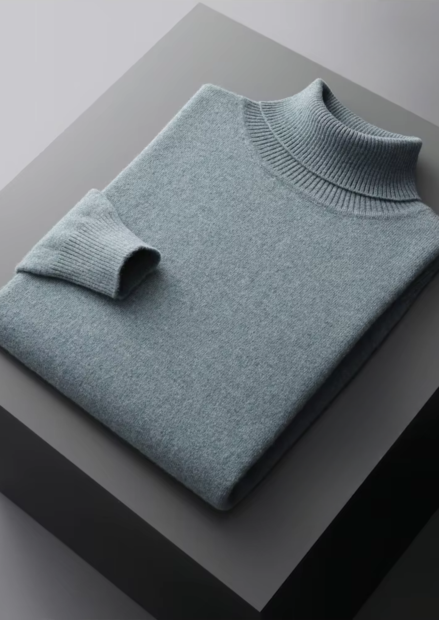 PURE EXTRA-FINE MERINO WOOL CLASSIC ROLLNECK