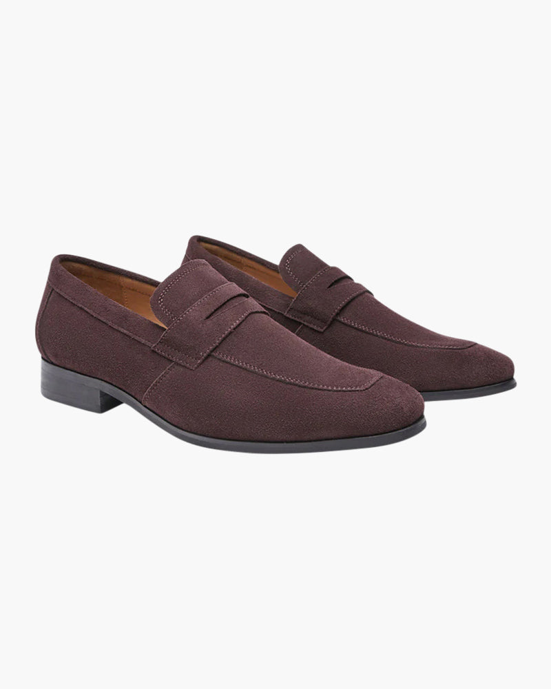 Orren Ottawa™ | Old Money Suede Penny Loafers