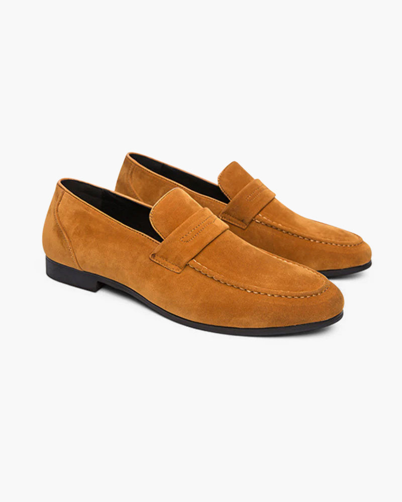 Orren Ottawa™ | Old Money Suede Penny Loafers