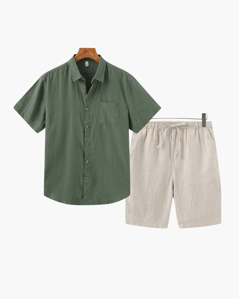Orren Ottawa™ | Old Money Linen Combo (Shorts)