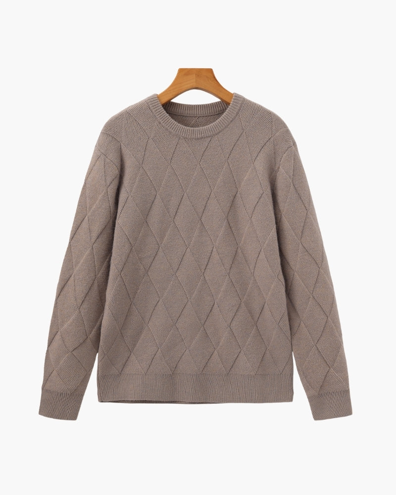 Orren Ottawa™ | Diamond Knit Crewneck Sweater