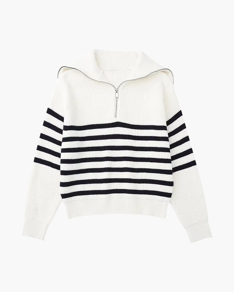 Orren Ottawa™ | Striped Zip Up Sweater