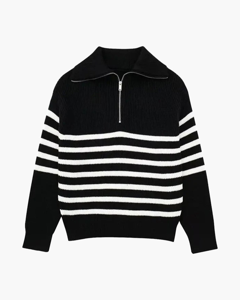 Orren Ottawa™ | Striped Zip Up Sweater
