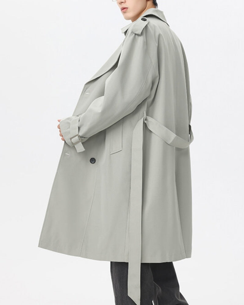 Orren Ottawa™ | Classic Double-Breasted Trench Coat